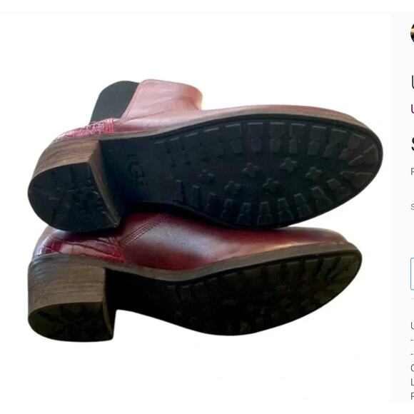 NIB UGG Keller Croco Chelsea Boots Sz 6 - Picture 3 of 8